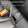 Car Rear Child ISOFIX Switch Seat Safety Cover 2059200513 for Mercedes-Benz W205 2015-2021, Left Driving (Red)