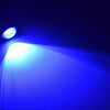 2 PCS 2x 3W  Waterproof Eagle Eye light  White LED Light for Vehicles, Cable Length: 60cm(Blue Light)
