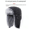 Outdoor Windproof Hat Winter Thickened Cotton Cap Warm Coldproof Riding Cap, Cap Size: 58-62cm (Red)