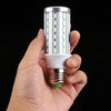 15W Aluminum Corn Light Bulb, E27 1280LM 60 LED SMD 5730, AC 85-265V(White Light)