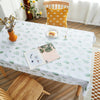 Rural Farm PVC Paper Waterproof Oil Wash Desktop Table Cloth, Size: 100x160cm(Fresh Leaves)