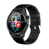 TK22 1.39 inch IP67 Waterproof Leather Band Smart Watch Supports ECG / Non-invasive Blood Sugar(Black)