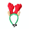 Christmas Antler Headband for Small Dogs & Cats - Soft Plush
