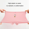 4pcs/set Children Lycra Cotton Boxer Briefs Boys & Girls Pants, Height: 140cm(Girl Clouds Series)
