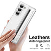 For Samsung Galaxy Z Fold6 Integrated PC + PU Phone Case with Pen / Pen Box(White)