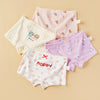 4pcs Cartoon Comfortable Combed Cotton Soft Breathable Girls Underwear, Size: M(BH103)