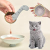 Silicone Pet Can Opener Lid & Spoon Set, Grey