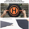 Sunnylife Drone Landing Pad 35cm Fast-Fold Double-Sided Leather Waterproof Helipad for DJI Neo / Avata 2 / Mini 4 Pro (Yellow+Orange)