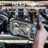 P120 Rotatable 8mm Dual Lenses Industrial Endoscope with Screen, 16mm Tail Pipe Diameter, Spec:5m Tube