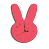 Rabbit Pattern Creative Living Room Decorative Wall Clock (Pink)