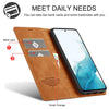 For Samsung Galaxy A16 5G LC.IMEEKE Strong Magnetism Microfiber Leather Phone Case(Brown)