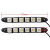 MZ 3W 2 PCS 160LM 6 LED SMD 5050 Flexible Snake LED Car Daytime Running Lights, DC 12V