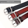 Dandali L8034 Men Casual Antique Pin Buckle Leather Belt Waistband, Size: 110-125cm (Brown)