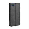 For Alcatel 1V (2019) without Fingerprint Hole Magnetic Buckle Retro Crazy Horse Texture Horizontal Flip Leather Case with Holder & Card Slots & Photo Frame(Black)