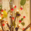 SJ-SD048 LED Home Decoration Light Christmas Lighted Tree, Style: Non-detachable Base Red Fruit
