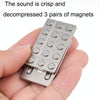 FS01 Stainless Steel Metal Magnetic Push Card Decompression Toy Fingertip Gyro, Style:D Model