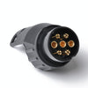 12V 7Pin to13Pin Car Plug Socket Wiring Connector Adapter Car Plug Socket for Trailer /  Truck / Bus, EU Plug
