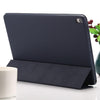 For iPad Air 3 10.5 inch Horizontal Flip Smart Leather Case with Three-folding Holder(Navy Blue)