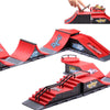 6 In 1 3 Skateboards Finger Skateboard Model Venue Scene Props Children Toy Set