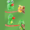 Tongue Spitting Squeeze BB Whistle Sound Toys Stress Relief Dolls, Color Random Delivery(Dinosaur)