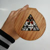 DIY Wooden Rotating Kaleidoscope Toy Gift For Children
