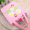 Handbag Handmade DIY Production Materials Package Kindergarten Children Educational Toys(Flower)