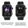 TK16 2.04 inch LCD Screen Silicone Strap Smart Watch Supports Health Monitoring(Blue)