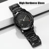 SKMEI 2116 Multifunctional Men 30M Waterproof Fashion Casual Quartz Watch(Black Leather)