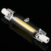 R7S 110V 3W 78mm COB LED Bulb Glass Tube Replacement Halogen Lamp Spot Light(4000K Natural White Light)