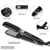 Multi-functional Long & Short Hair Styling Iron Ceramic Tourmaline Volumizing Hair Iron(White gold)
