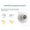 3 Pairs 11 Speed (Gold) ZH405 Mountain Road Bicycle Chain Magic Buckle Chain Quick Release Buckle