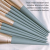 10 PCS / Set Makeup Brush Corn Silk Fiber Hair Loose Powder Brush Face And Eye Makeup Brush, Style:With Silver Bag