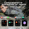 LEMFO KR80 2.0 inch BT5.1 IP67 Sport Smart Watch, Support Bluetooth Call / Sleep / Blood Oxygen / Heart Rate / Blood Pressure Health Monitor(Black)