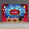 150 x 100cm Circus Amusement Park Ferris Wheel Photography Background Cloth(MDT03782)