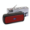 BAIJIALI SY-918 Solar Emergency Radio Read U Disk Large Volume Speaker LED Light Portable Player(Black)