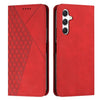 For Samsung Galaxy A56 5G Diamond Splicing Skin Feel Magnetic Leather Phone Case(Red)