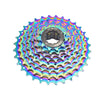 VG SPORTS Bicycle Lightweight Wear -Resistant Colorful Flywheel, Style:9 Speed 11-28T