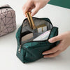 Portable Travel Toiletry Bag Large Capacity Cosmetic Storage Bag(Black)