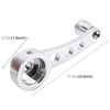 1 Pair Universal Car Wagon Door Window Crank Handle Winder  Manual Door Crank Handle Window Winders(Silver)