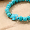 S2303-2 Turtles Women Beaded Bracelet Turquoise Ethnic Style Charm Jewelry