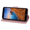 Rose Embossed Horizontal Flip PU Leather Case with Holder & Card Slots & Wallet for Xiaomi Redmi 7A(Rose Gold)