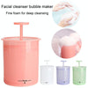 Facial Cleanser Foaming Maker Bubbler Cup Travel Portable Manual Foaming Bottle, Color: Large Transparent