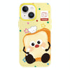 For iPhone 14 Skin Feeling Jelly TPU Hybrid PC Phone Case(Bread Toast Yellow)