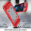 Game Handle Gamepad TPU+PC Protective Case for Switch OLED(Red)