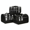 Large Foldable Pet Carrier Bag, Breathable Mesh, Black - 8kg