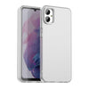 For Samsung Galaxy M05 Candy PC Hybrid TPU Shockproof Phone Case(White)