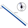 10pcs/pack Car Air Conditioner Vent U-Shaped Electroplating Decorative Strip(Green Ice Blue)