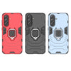 For Samsung Galaxy A56 5G / A36 5G PC + TPU Shockproof Protective Phone Case with Magnetic Ring Holder(Red)