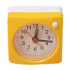 Bedside Mute Alarm Clock With Light & Snooze Function(Yellow)