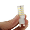 G9 5W 400LM Corn Light Bulb, 51 LED SMD 2835, White Light, AC 220V
